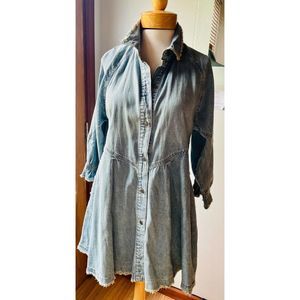 Free People We The Free NWOT Denim Dress XS